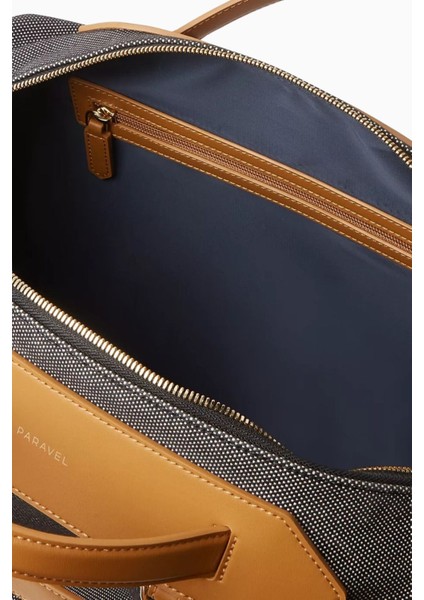 Weekender Bag Ecocraft Canvas Sandstone Black Hafta Sonu Çantası fırsatları