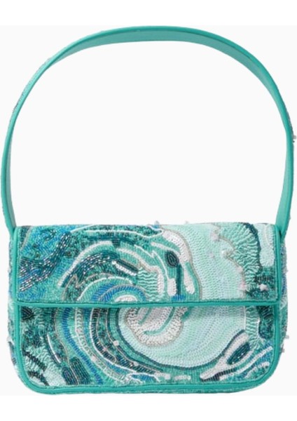 Tommy Beaded Bag, Boncuk Işlemeli Omuz Çantası, Şık ve Fonksiyonel