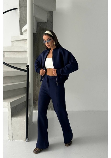 Kadın 3 Iplik Şardonlu Oversize Eşofman Takımı NBG105 fiyatları