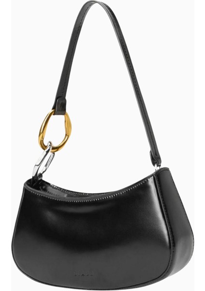 Ollie Siyah Dana Derisi Şık Küçük Omuz Çantası fiyatları