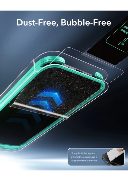 Apple iPhone 17 Air Ultrafit Armorite Kolay Uygulama Aparatlı 2 Adet Cam Ekran Koruyucu modelleri
