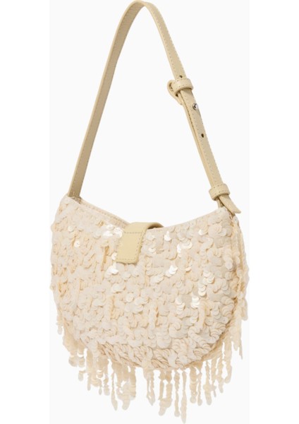 Alana Payetli Ayarlanabilir Askılı Lüks Omuz Çantası