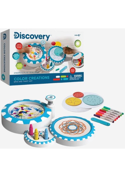 Spiral Sanat Seti, Daldırma ve Döndürme Sanat Istasyonu 44X28X10 cm