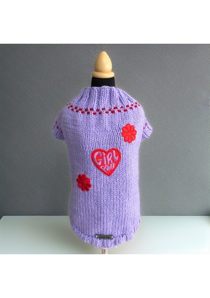 Köpek Için Girl Power Eflatun Kazak fiyatları