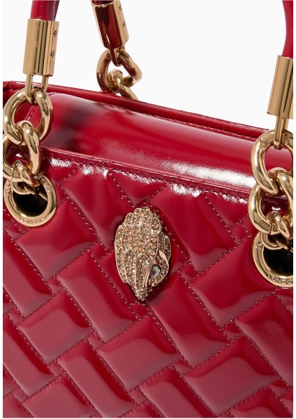 Square Kensington Bag, Rugan Deri, Şık ve Yapılandırılmış Tasarım fırsatları