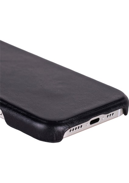 Apple iPhone 17 Pro Için, Hakiki Deri, El Yapımı Kılıf, Magsafe ile Uyumlu, Iç Yüzeyi Kadife, Kömür Siyah modelleri