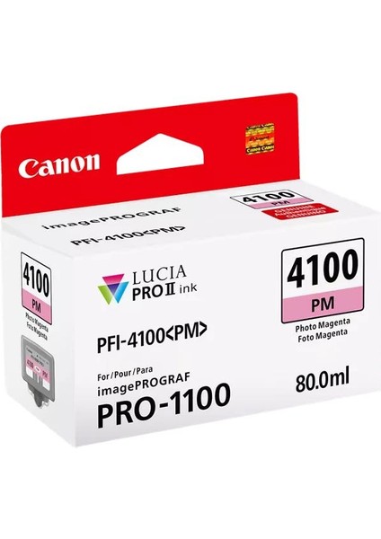 PFI-4100 PM Photo Magenta Orijinal Mürekkep Kartuşu fiyatları