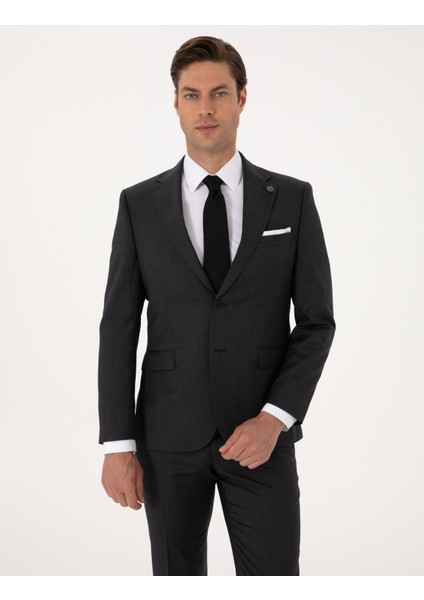 Erkek Antrasit Slim Fit Takım Elbise 50311253-VR006 modelleri