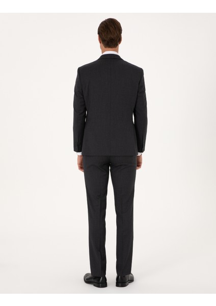Erkek Antrasit Slim Fit Takım Elbise 50311253-VR006 indirimleri