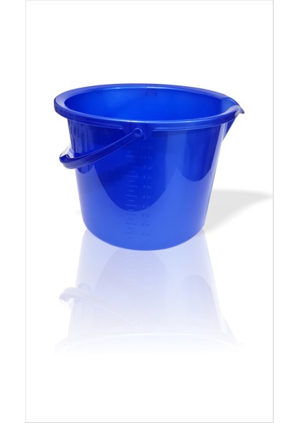 Büyük Saplı 12 Lt. Parlak Yüzey Sağlam Mavi Beher Araba Yıkama Bahçe Su Boya Balıkçı Kovası Kabı modelleri