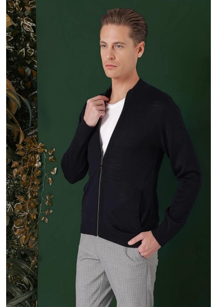 Tr 860 Slim Fit Lacivert Klasik Triko fırsatları