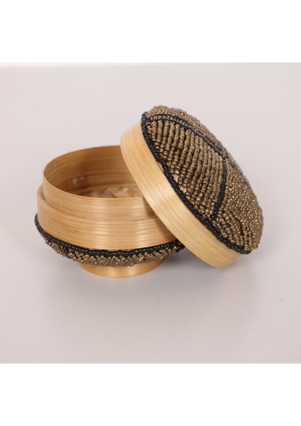 Mylamp Bali Boncuklu Bambu Saklama Kutusu 16X10 cm modelleri