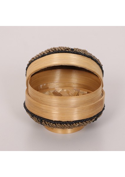 Mylamp Bali Boncuklu Bambu Saklama Kutusu 16X10 cm fırsatları