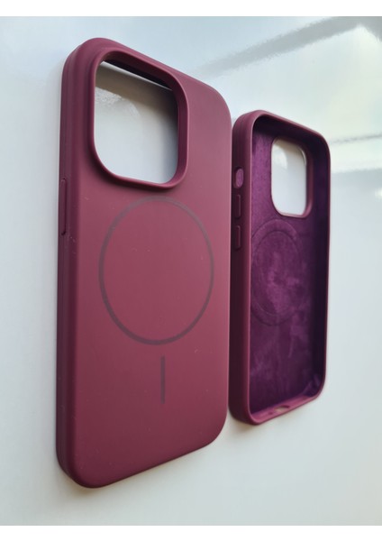 iPhone 14 Pro Magsafe ile Uyumlu Yumuşak Soft Mükemmel Manyetik Leke Tutmaz Esnek Lansman Silikon Kılıf fiyatları