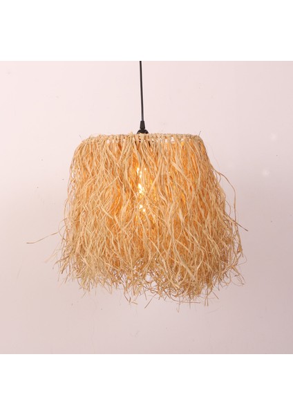 Mylamp Yaygın Doğal Rafya Tek Katlı Avize 30X35 cm fiyatları