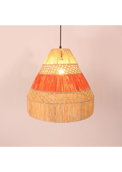 Mylamp Mihrace 40X40 cm Doğal Rafya Avize fiyatları