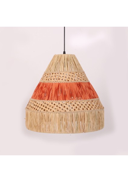 Mylamp Mihrace 40X40 cm Doğal Rafya Avize fırsatları