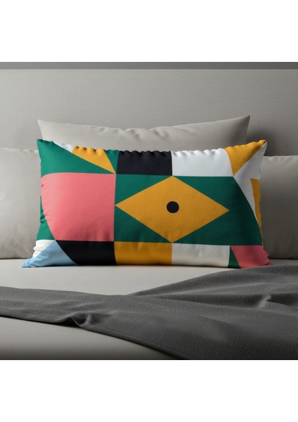 Mystic Sunset 50X30 Dikdörtgen Kırlent Kılıfı – Modern Dekoratif Yastık Kılıfı