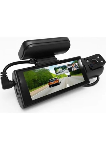 M8 Çift Kameralı Araç Içi Kamera – 1080P Full Hd, Gece Görüşü, G-Sensör, Park Modu, 3.16” Ekran modelleri