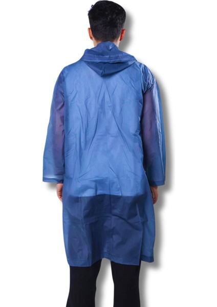 Kadın Erkek Yağmurluk Kapüşonlu Çıtçıtlı Eva Lacivert Yağmurluk BYMMRC881R04 fırsatları