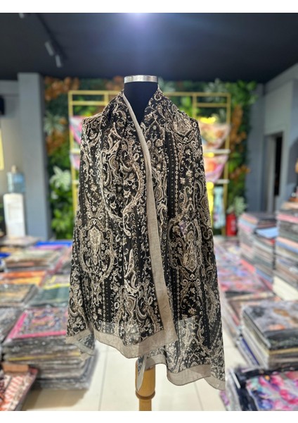 Etnik Desen Bambu Kraş Soft Şal fiyatları