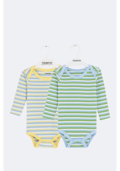 Unisex Çizgili 2 Li Zıbın