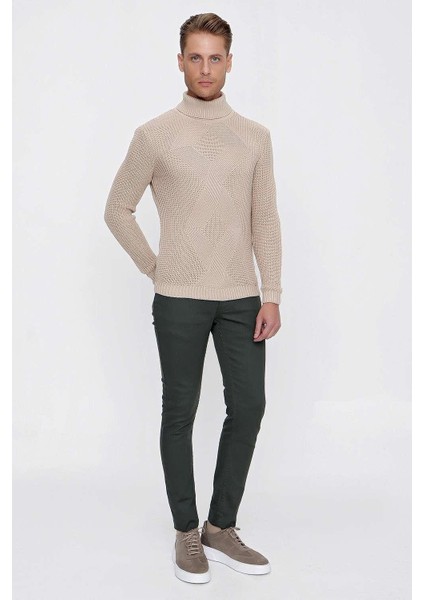 Tr 850 Slim Fit Bej Klasik Triko fiyatları
