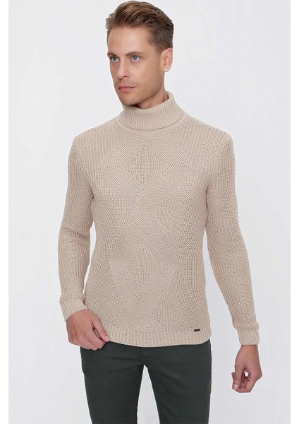 Tr 850 Slim Fit Bej Klasik Triko modelleri