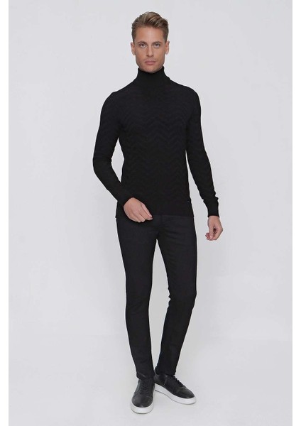 Tr 841 Slim Fit Siyah Klasik Triko fiyatları