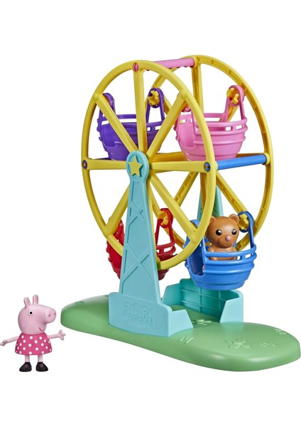 Peppa Pig Peppa'nın Maceraları Dönme Dolapta Eğlenceli Oyun Seti F2512