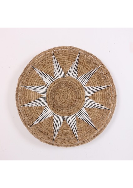 Mylamp Star Doğal Rafya Duvar Tabağı 60 cm