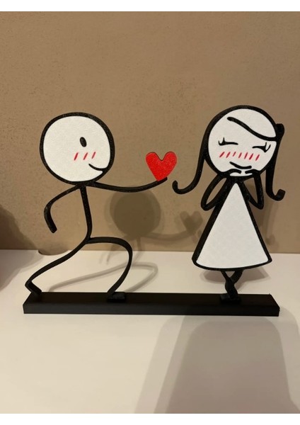 Seni Seviyorum - Aşk - Sevgili - Fısıltı - Sevgililer Günü - Dekorasyon - Dekoratif Ürün
