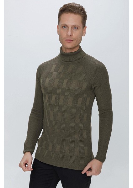 Tr 852 Slim Fit Haki Klasik Triko fiyatları