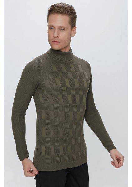 Tr 852 Slim Fit Haki Klasik Triko modelleri