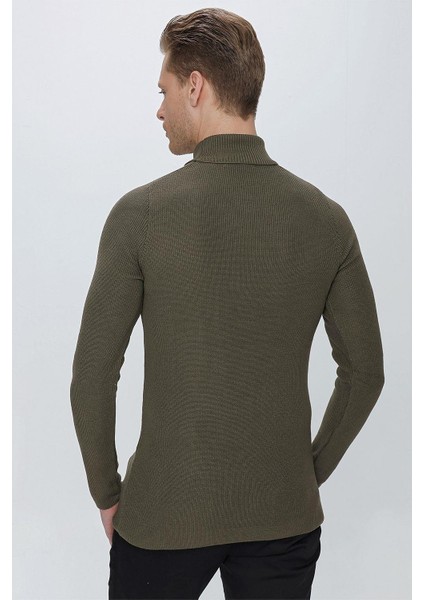 Tr 852 Slim Fit Haki Klasik Triko fırsatları