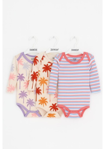 Unisex Çok Desenli 3 Lü Zıbın