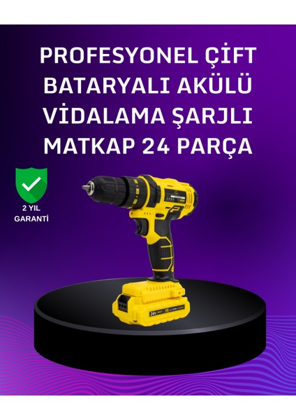 12V Akülü Matkap | 20-30 Nm Tork, Çift Hız Ayarı ve LED Işık