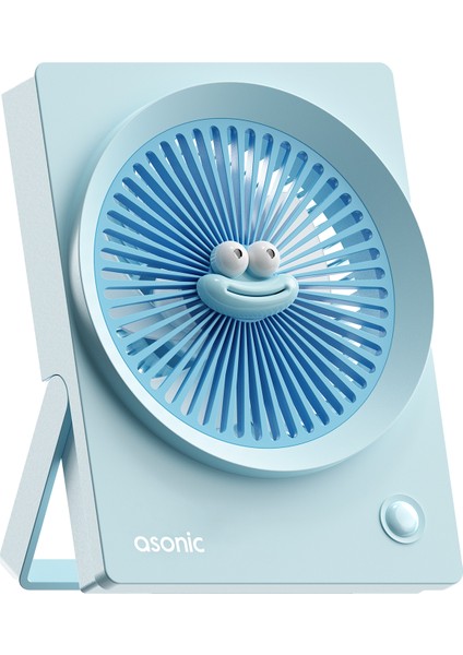 AFN23 Mavi 500MAH 3 Hız Kademeli Masaüstü USB Fan