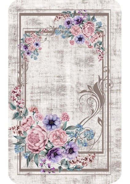 Dijital Baskı Modern Banyo Halısı Ikili Banyo Paspası LNA5066 100X60+60X50 cm fiyatları