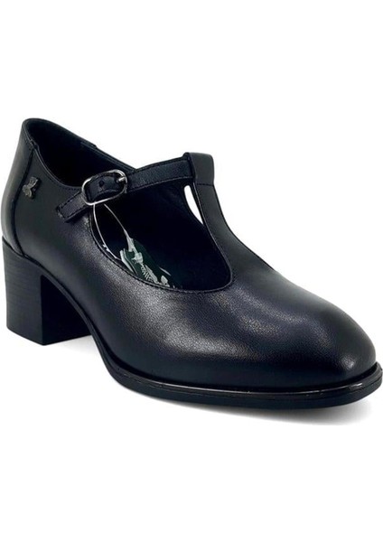 2512705K Kadın Deri Topuklu Ayakkabı - Siyah - 36 modelleri