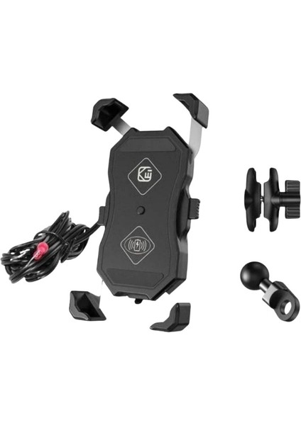 Gear5 Motosiklet Telefon Tutucu USB Şarj Özellikli Ahtapot Delüx G1