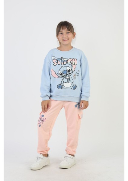 Kız Lılo Stitch Kargo Cepli Eşofman Takımı fiyatları