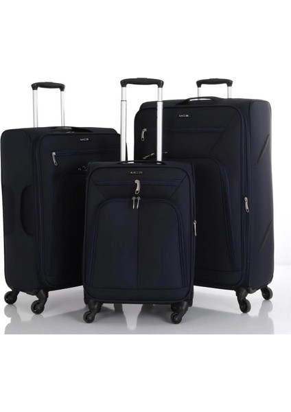 V116 Lüx Kumaş Orta Boy Valiz V116 - Lacivert fiyatları