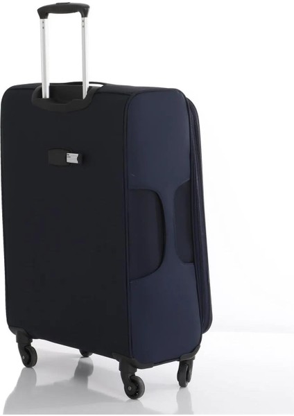 V116 Lüx Kumaş Orta Boy Valiz V116 - Lacivert fırsatları