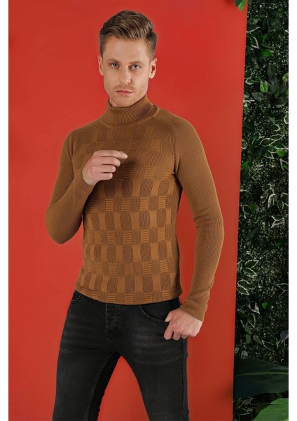 Tr 852 Slim Fit Taba Klasik Triko fiyatları