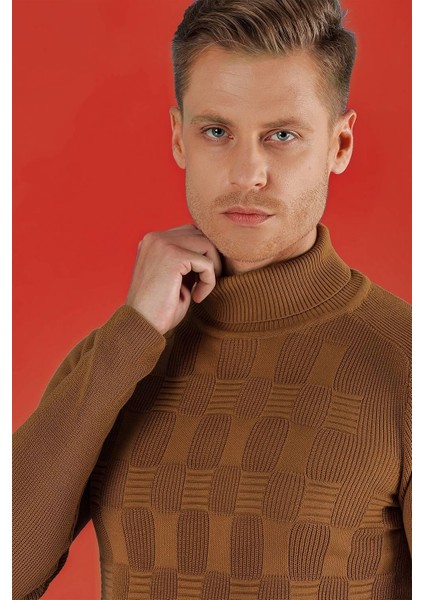 Tr 852 Slim Fit Taba Klasik Triko indirimleri