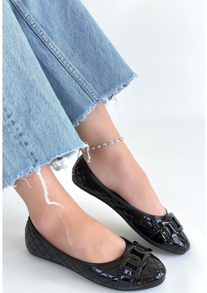 Siyah Rugan Kadın Babet modelleri