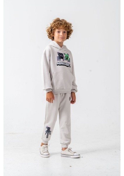 Erkek Mınecraft Baskılı Eşofman Takımı modelleri