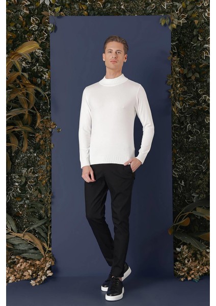 Tr 863 Slim Fit Ekru Klasik Triko indirimleri