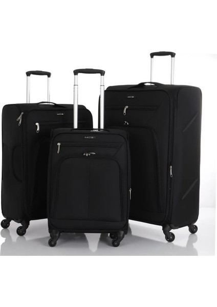 V116 Lüx Kumaş Orta Boy Valiz V116 - Siyah fiyatları